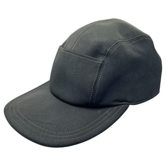 Prada 00\'s Logo Front Pocket Jet Cap L Black Y2 K Tech main image 5